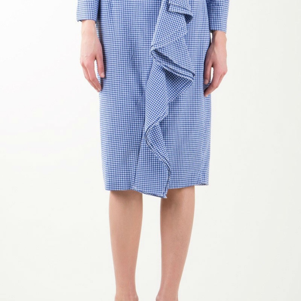 Gingham Ruffle Skirt - Picture 4 of 6